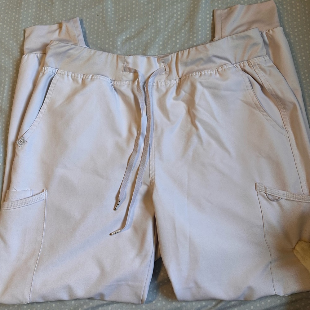 Women's Zavate White Scrub Bottoms